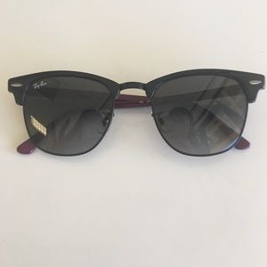 Black clubmaster raybans